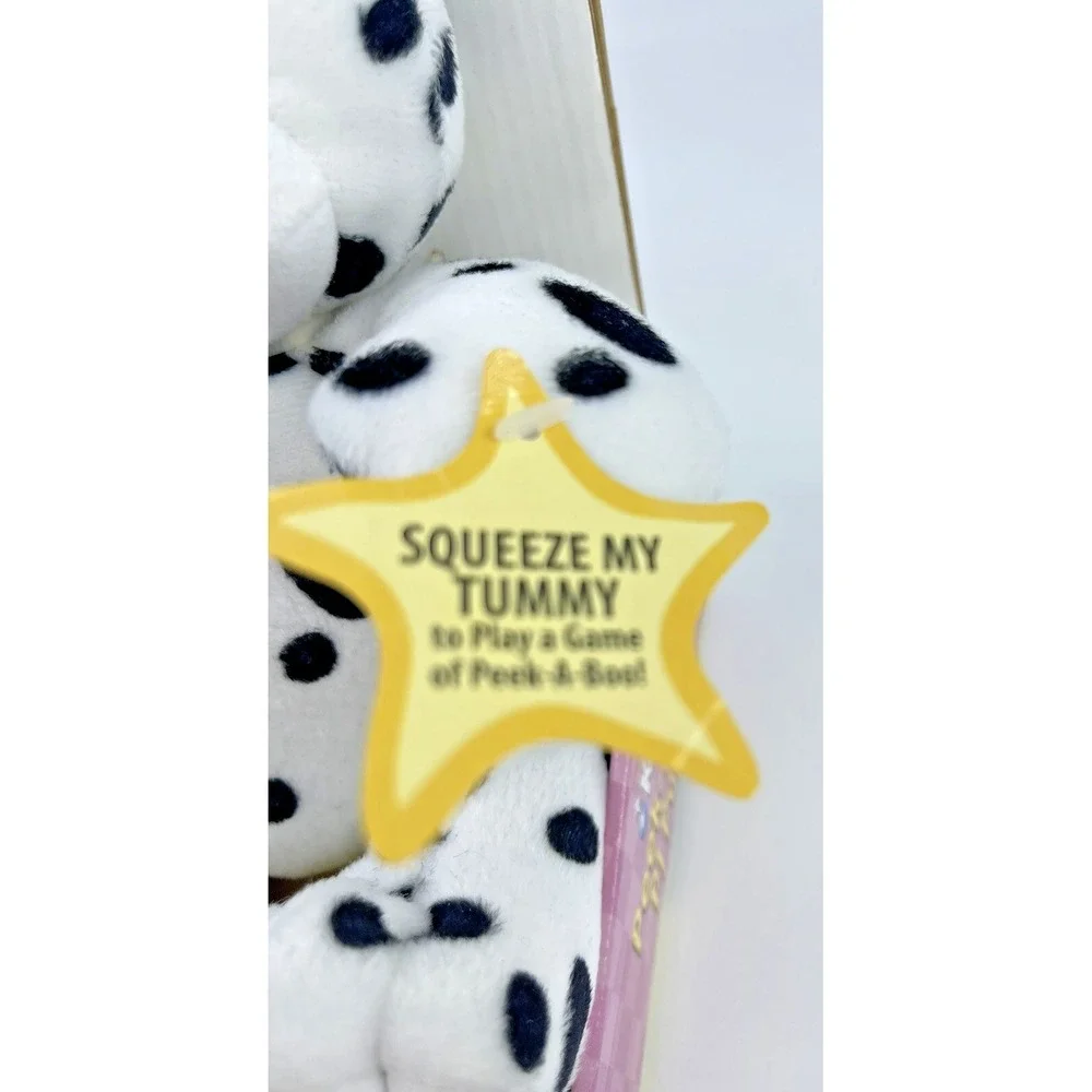Kids 2 Peek-A-Boo PJ Puppy Dog Play To Learn Soft Toys Floppy Ears Dalmatian